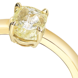 MODERN Lemon Yellow Raw Ring