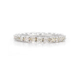 Champaign Yellow Eternity Raw Diamond Band