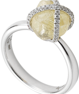 Custom Embrace Solitaire Ring