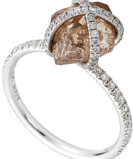 Custom Embrace Solitaire Ring