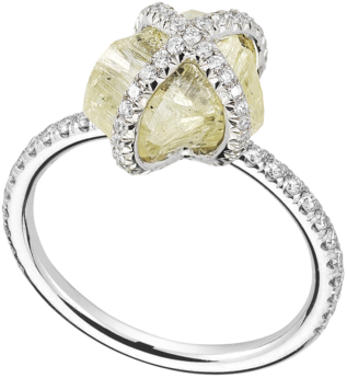 Custom Embrace Solitaire Ring