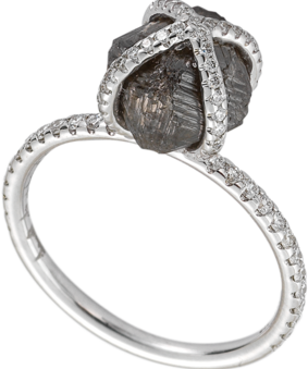 Custom Embrace Solitaire Ring