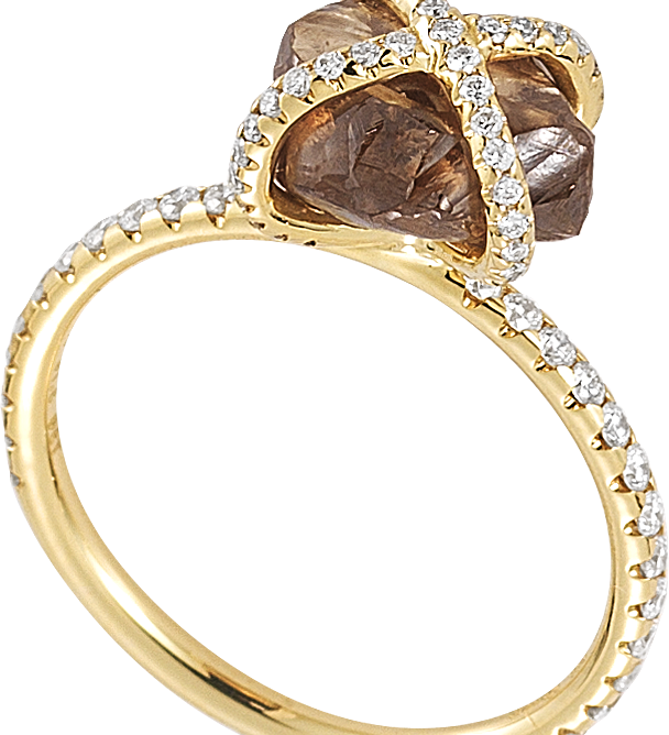 Custom Embrace Solitaire Ring